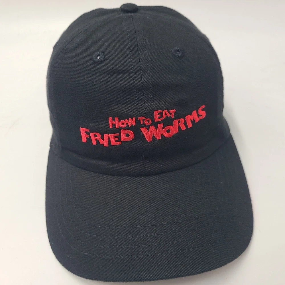 Vintage Youth How To Eat Fried Worms Movie Promo‎ Hat Cap Adjustable 2006 Comedy